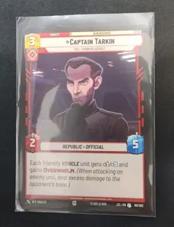 Captain Tarkin - Full Forward Assault 161/262 Star Wars Unlimited TCG Card JTL - Image 1