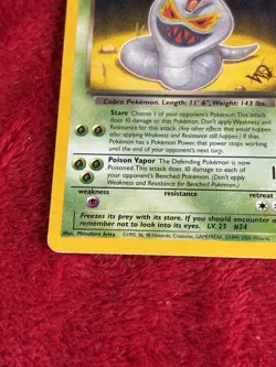 Dark Arbok [W Stamped] 19/82 Wotc Promo Regular Pokemon Card Played - Image 5