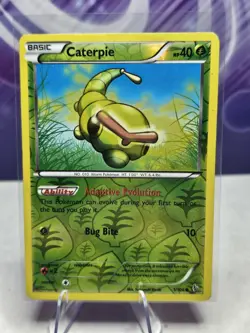 Pokemon TCG Caterpie XY Flashfire 1/106 Reverse Holo Common Card - Image 1