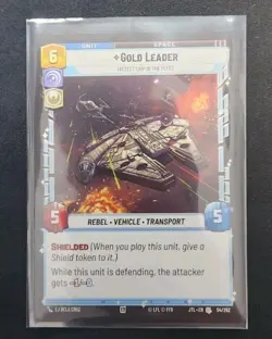 Gold Leader - Fastest Ship In The Fleet 054/262 Star Wars Unlimited TCG Card JTL - Image 1