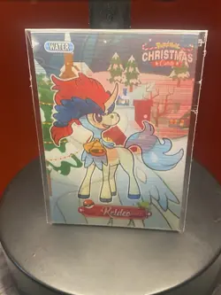 Keldeo Lenticular DKV Christmas Edition 3D Pokemon Card - Image 1