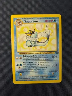 Vaporeon 28/64 Jungle Unlimited Regular Rare - Pokemon TCG WOTC Card Near Mint - Image 1