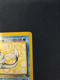 Vaporeon 28/64 Jungle Unlimited Regular Rare - Pokemon TCG WOTC Card Near Mint - Image 3