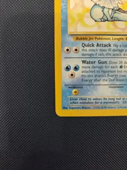 Vaporeon 28/64 Jungle Unlimited Regular Rare - Pokemon TCG WOTC Card Near Mint - Image 4