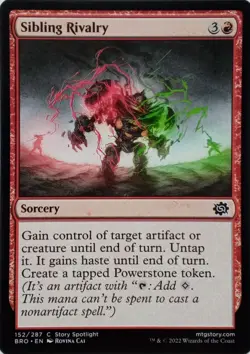 152/287 SIBLING RIVALRY COMMON THE BROTHER'S WAR MTG CARD - Image 1