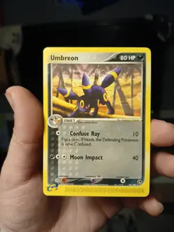 Pokemon Umbreon E-Reader Rare Non-Holo Card 24/100 Vintage 2003 TCG - Image 1