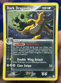 Dark Dragonite ~ EX Team Rocket Returns 15/109 ~ Holo Pokemon Card ~ Played - Image 1