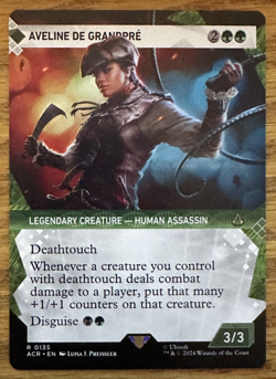 MTG Assassin's Creed, Aveline De Grandpre - Borderless - Image 1