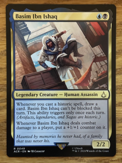 MTG Assassin's Creed, Basim Ibn Ishaq - Image 1