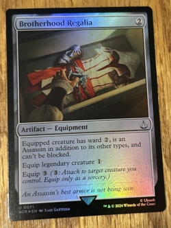 MTG Assassin's Creed, Brotherhood Regalia - Foil - Image 1