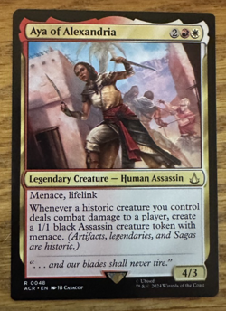 MTG Assassin's Creed, Aya of Alexandria - Image 1