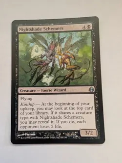 Nightshade Schemers Morningtide Regular MTG - Image 1
