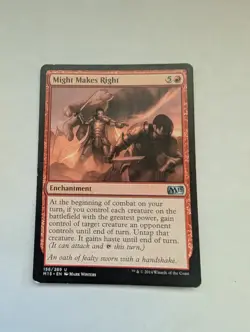 Might Makes Right Core Set 2015 (M15) Regular MTG LP - Image 1