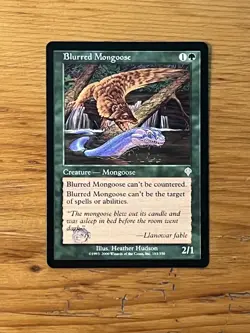 MTG - Magic the Gathering - Blurred Mongoose - Invasion - Pro Tour Stamped - NM - Image 1