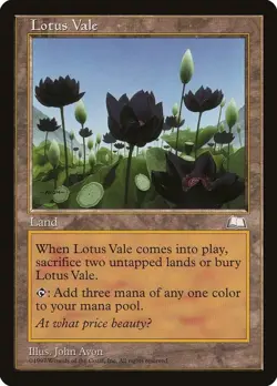 Lotus Vale ~ Weatherlight [Near Mint][Magic MTG] - Image 1