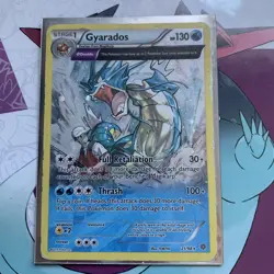 Pokemon TCG: Gyarados FULL ART Holo Rare 21/98 XY Ancient Origins Holo- MP - Image 1
