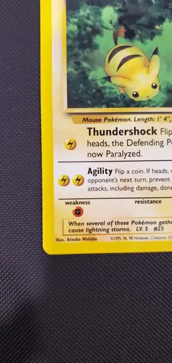 Pikachu Black Star Wotc Promo Non Holo Pokemon 2000 #27 - Image 5