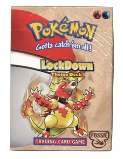 Lockdown Sealed Fossil Theme Deck Pokemon Lapras Magmar WOTC 1999 *CCGHouse* 742818060745 - Image 1