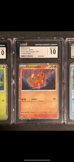 Bulbasuar-Squirtle-Charmander Pokemon 151 Poster Collection Promo Set CGC 10s! - Image 2