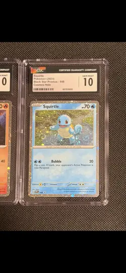 Bulbasuar-Squirtle-Charmander Pokemon 151 Poster Collection Promo Set CGC 10s! - Image 3