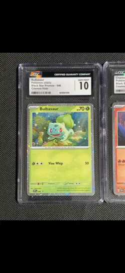 Bulbasuar-Squirtle-Charmander Pokemon 151 Poster Collection Promo Set CGC 10s! - Image 4