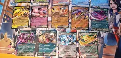 Pokemon Journey Together Double Rare EX Lot of 14 All NM Moltres Mewtwo Garchomp - Image 4
