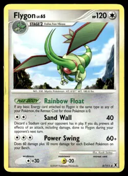 2009 Pokemon Platinum - Rising Rivals Flygon #5 Light Play - Image 1