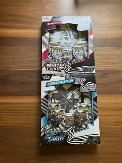 4x Black Bolt & White Flare Binder Collection New Sealed Pokemon 2025 - Image 1