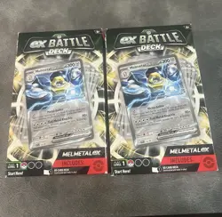 Two EX Battle Decks 2 Melmetal Pokemon TCG Ready To Play - Image 1