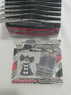 2025 Pokemon WHITE FLARE (RSV10.5) Tech Sticker Collection Display Case 12ct - Image 5