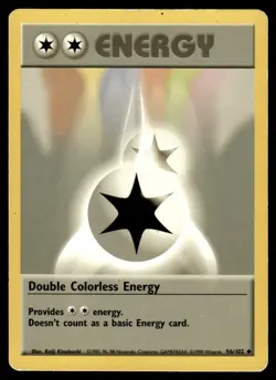 1999 Pokemon Classic - Base Set Double Colorless Energy #96 Light Play - Image 1
