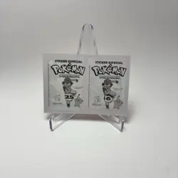 Charizard Pikachu Sticker Gold Star Foil Pokedex Flash Editorial Pokemon - Image 2