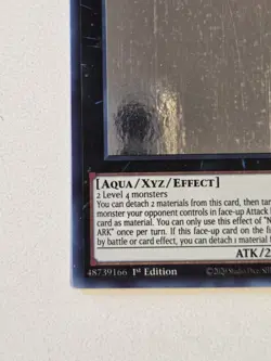 Number 101: Silent Honor ARK LED9-EN000 Ghost Rare Yugioh Card 1st Edition LP - Image 5