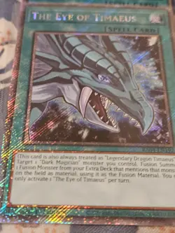 The Eye of Timaeus (Platinum Secret Rare) RA04 RA04-EN192 Yugioh - Image 2