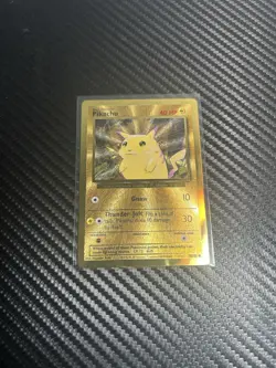 Pikachu Gold Metal Card 58/102 - Celebrations 25th Anniversary - Pokemon TCG - Image 1