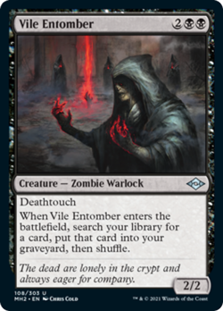 Vile Entomber FOIL Modern Horizons 2 HEAVILY PLD Black Uncommon CARD ABUGames - Image 1