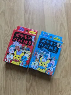 Set of 2 Pokemon Babanuki Old Maid Playing Card Deck Pokemon Center Japan - Image 1
