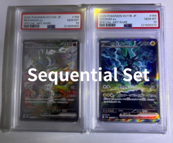 PSA 10 Reshiram Zekrom ex SAR Set SEQ Sequential 2025 Japanese Pokemon Card - Image 1