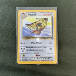 Pokemon TCG Pidgeot Jungle Holo Card 8/64 Unlimited Rare - Image 1