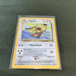 Pokemon TCG Pidgeot Jungle Holo Card 8/64 Unlimited Rare - Image 2