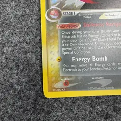 Dark Electrode 4/109 Pokemon Ex Team Rocket Returns Holo Card - Image 5