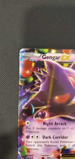 Pokemon Card TCG Gengar EX 34/119 Phantom Forces Ultra Rare Card LP 34/119 - Image 2