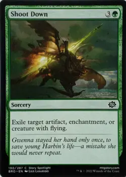 190/287 SHOOT DOWN COMMON THE BROTHER'S WAR MTG CARD - Image 1