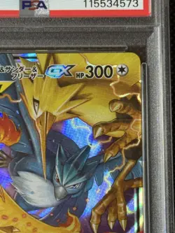 Pokemon Card PSA 10 Moltres Zapdos Articuno GX RR Tag Team Sun Moon Japanese - Image 3