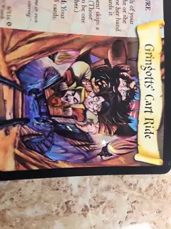 HARRY POTTER TRADING CARD GAME 6 OF 116 GRINGOTTS CART RIDE FOIL - Image 3