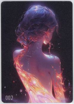 ❤HATSUNE MIKU - Goddess Story Anime Waifu Doujin Card - MYSTERY GIRL - TSR-002 - Image 2