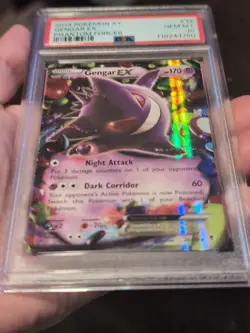 2014 Pokemon XY Gengar EX Phantom Forces #34 PSA 10 Gem Mint Card - Image 3