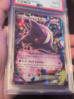 2014 Pokemon XY Gengar EX Phantom Forces #34 PSA 10 Gem Mint Card - Image 4