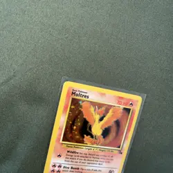 Pokemon TCG Moltres Fossil Holo Card 12/62 Base Set 1999 Wizards - Image 3
