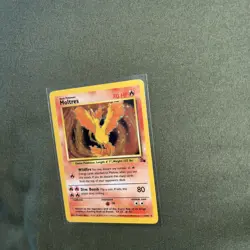Pokemon TCG Moltres Fossil Holo Card 12/62 Base Set 1999 Wizards - Image 5